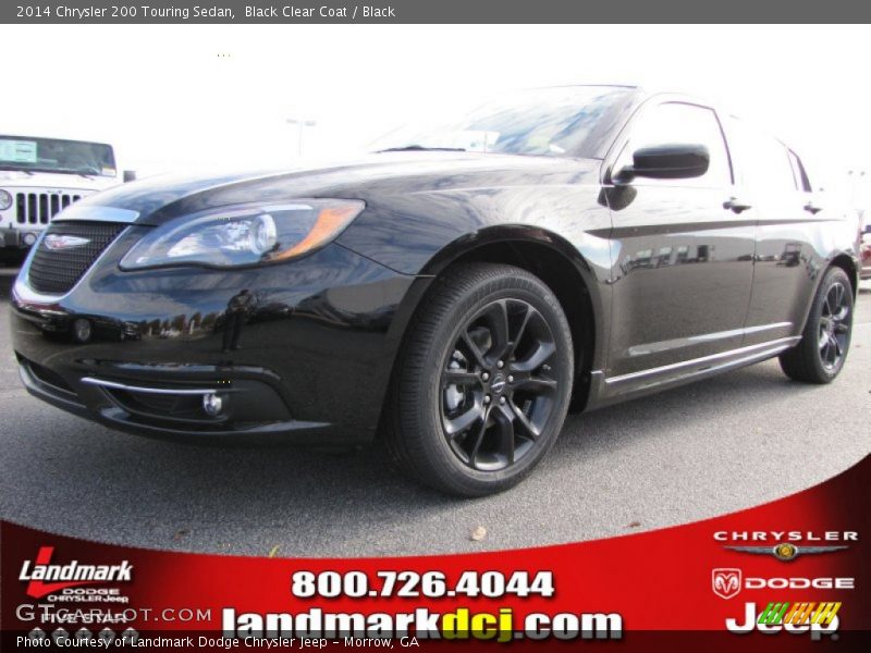Black Clear Coat / Black 2014 Chrysler 200 Touring Sedan