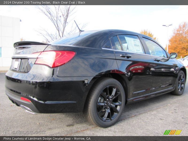 Black Clear Coat / Black 2014 Chrysler 200 Touring Sedan