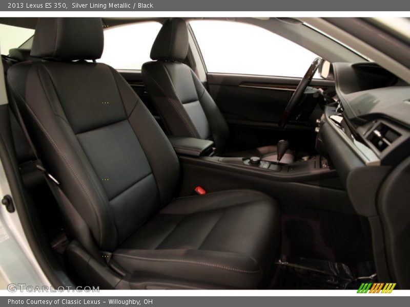 Silver Lining Metallic / Black 2013 Lexus ES 350