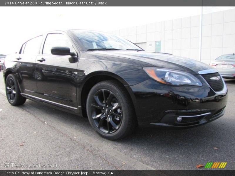 Black Clear Coat / Black 2014 Chrysler 200 Touring Sedan