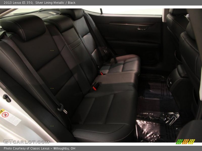 Silver Lining Metallic / Black 2013 Lexus ES 350