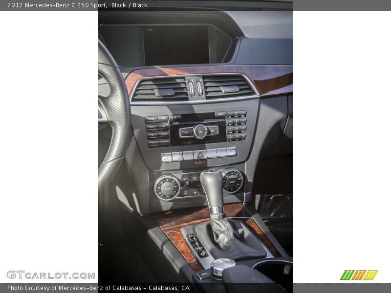 Black / Black 2012 Mercedes-Benz C 250 Sport