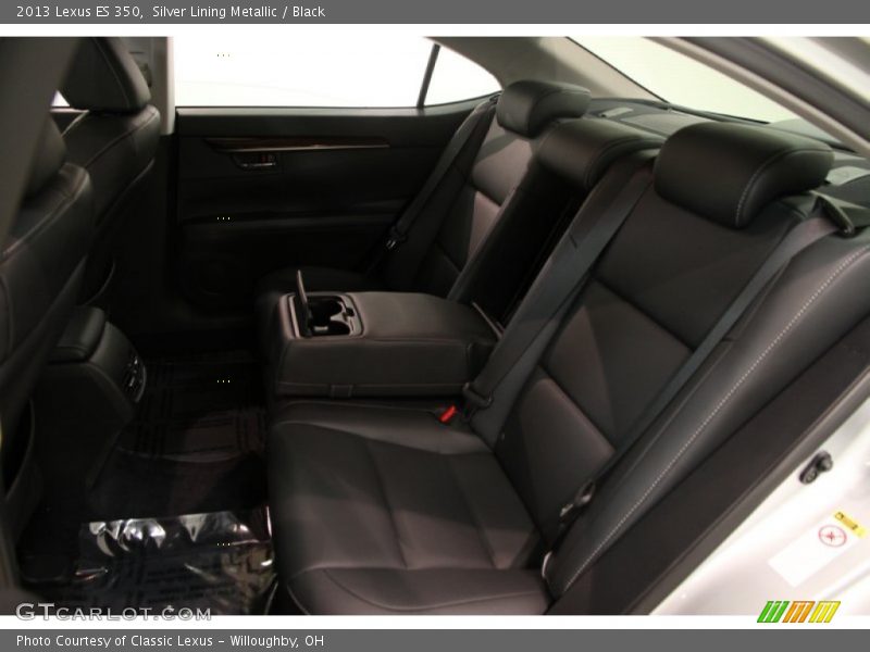 Silver Lining Metallic / Black 2013 Lexus ES 350