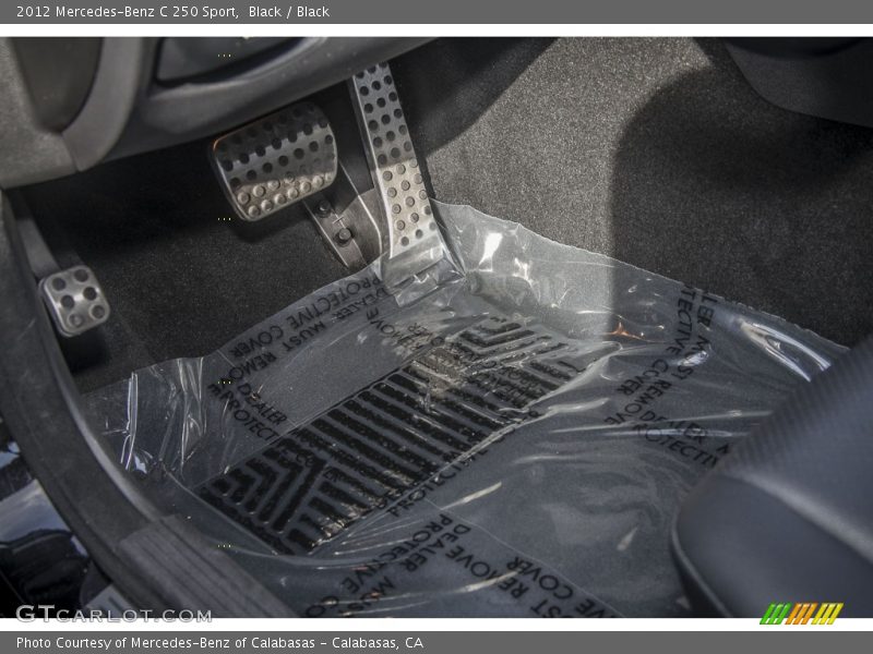 Black / Black 2012 Mercedes-Benz C 250 Sport