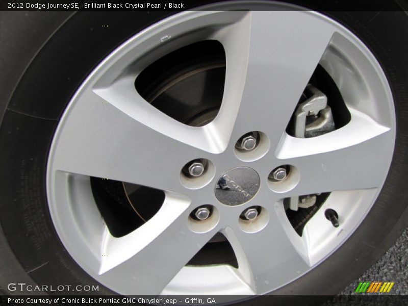 Brilliant Black Crystal Pearl / Black 2012 Dodge Journey SE