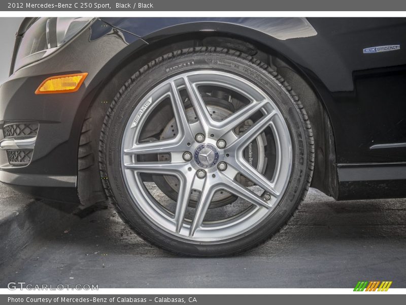 Black / Black 2012 Mercedes-Benz C 250 Sport