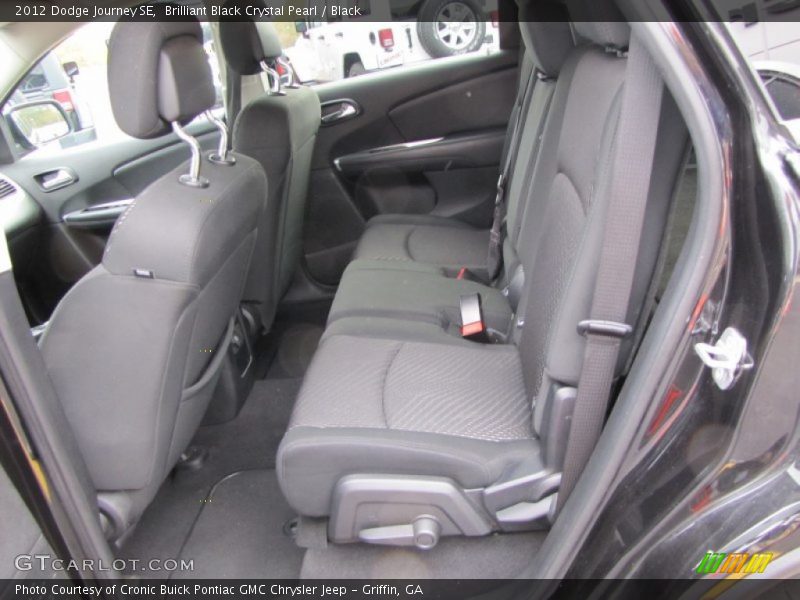 Brilliant Black Crystal Pearl / Black 2012 Dodge Journey SE