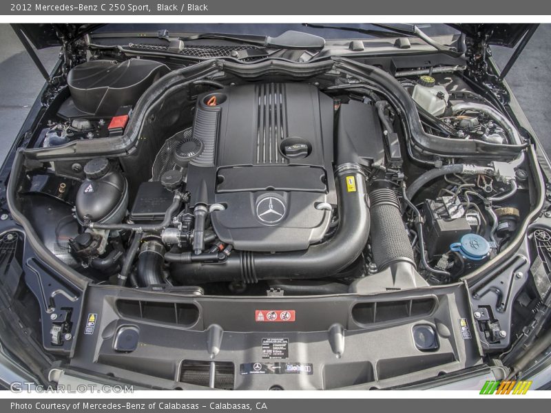 Black / Black 2012 Mercedes-Benz C 250 Sport
