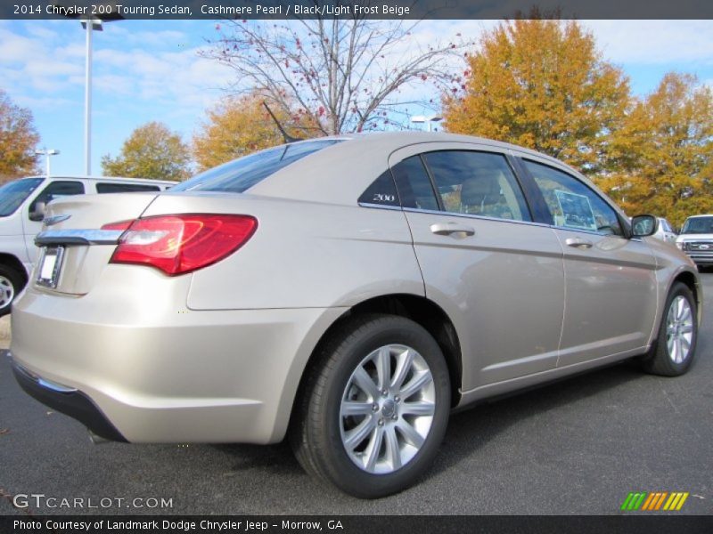 Cashmere Pearl / Black/Light Frost Beige 2014 Chrysler 200 Touring Sedan