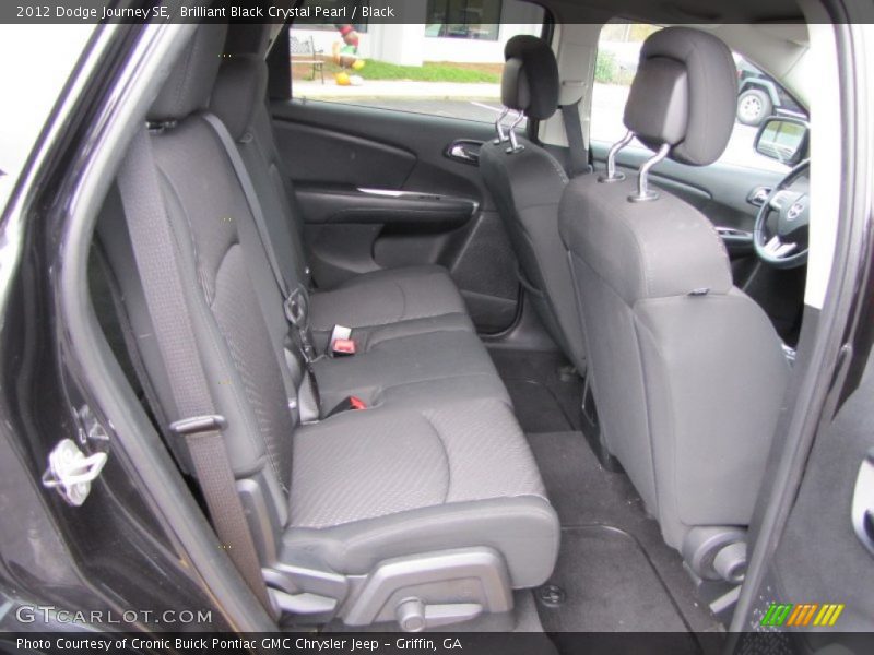 Brilliant Black Crystal Pearl / Black 2012 Dodge Journey SE