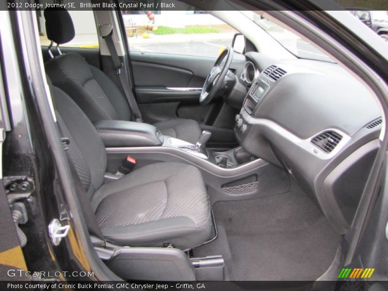 Brilliant Black Crystal Pearl / Black 2012 Dodge Journey SE