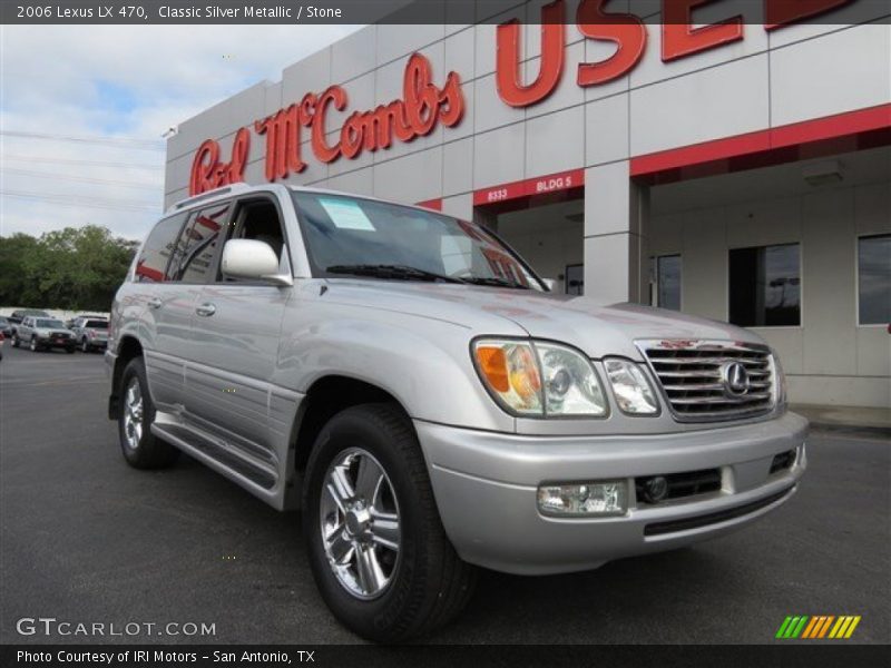 Classic Silver Metallic / Stone 2006 Lexus LX 470