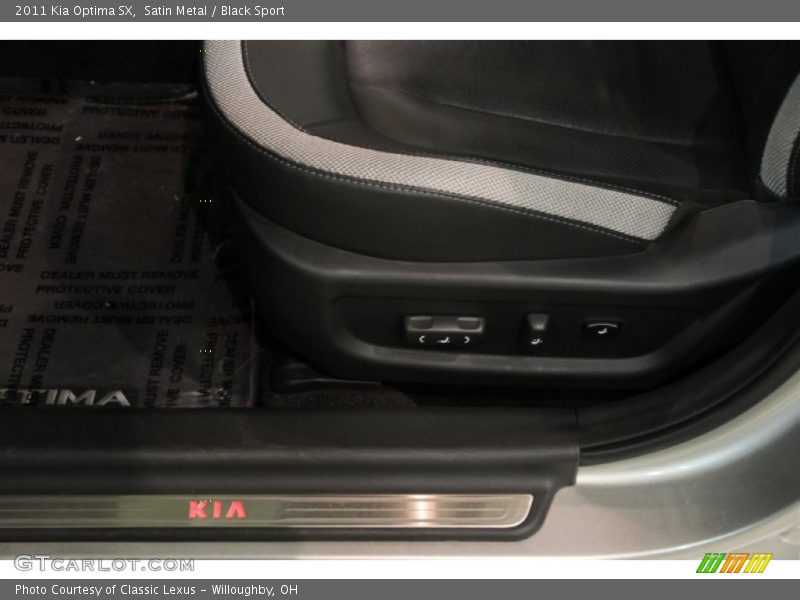 Satin Metal / Black Sport 2011 Kia Optima SX