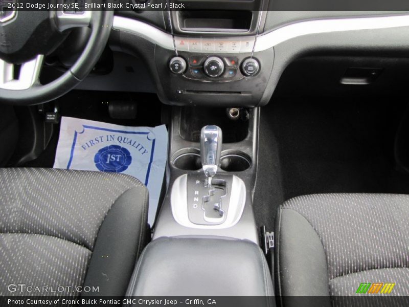 Brilliant Black Crystal Pearl / Black 2012 Dodge Journey SE