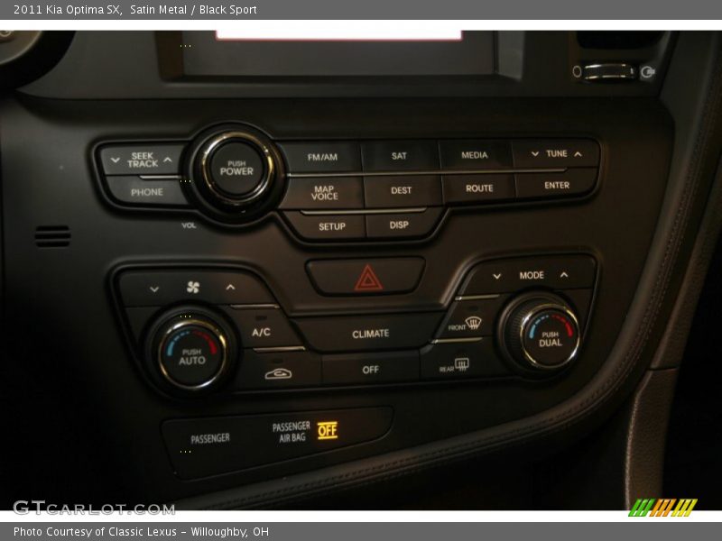 Satin Metal / Black Sport 2011 Kia Optima SX