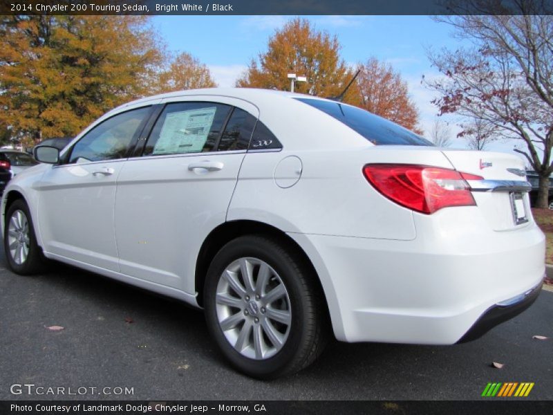 Bright White / Black 2014 Chrysler 200 Touring Sedan