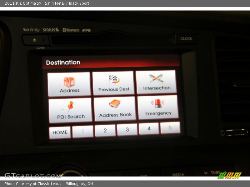 Satin Metal / Black Sport 2011 Kia Optima SX