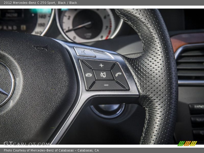 Black / Black 2012 Mercedes-Benz C 250 Sport