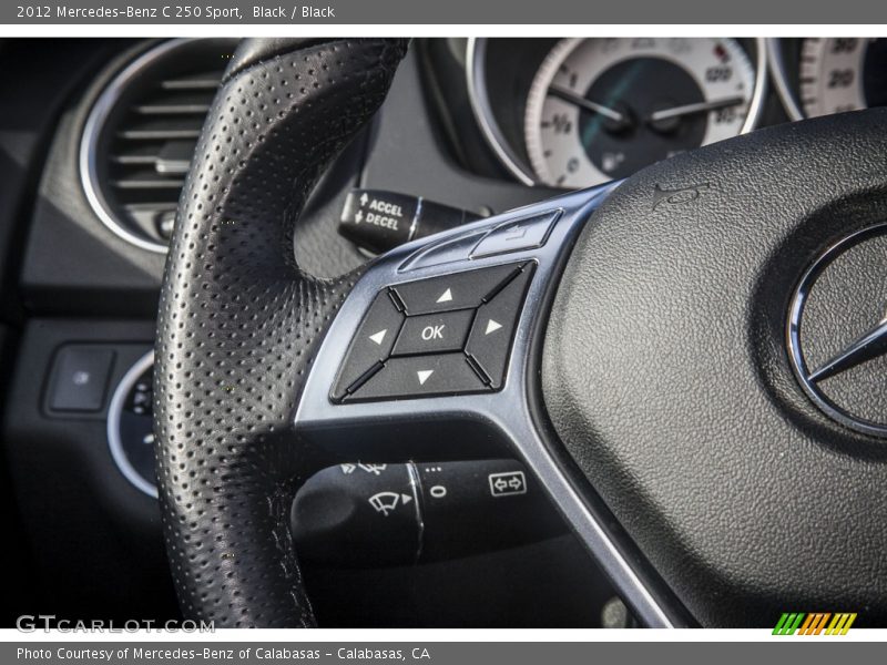 Black / Black 2012 Mercedes-Benz C 250 Sport