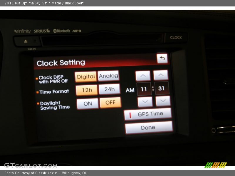 Satin Metal / Black Sport 2011 Kia Optima SX