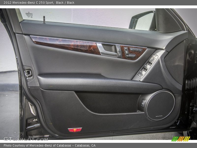 Black / Black 2012 Mercedes-Benz C 250 Sport