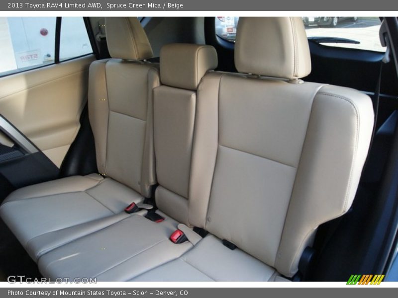 Spruce Green Mica / Beige 2013 Toyota RAV4 Limited AWD