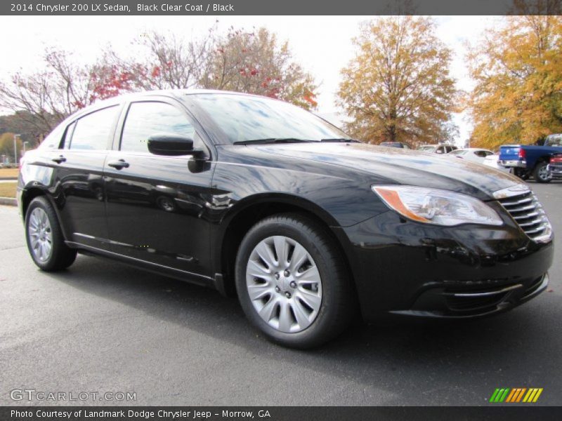 Black Clear Coat / Black 2014 Chrysler 200 LX Sedan