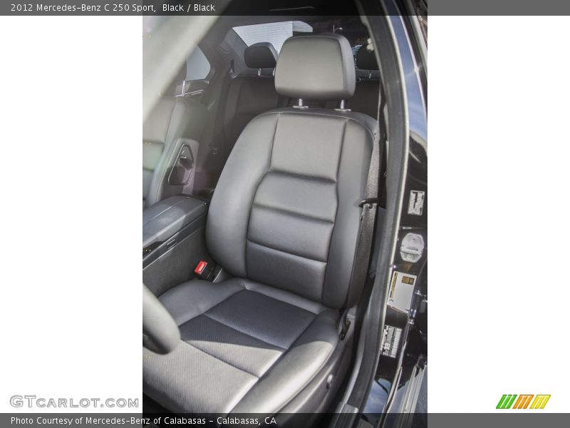 Black / Black 2012 Mercedes-Benz C 250 Sport
