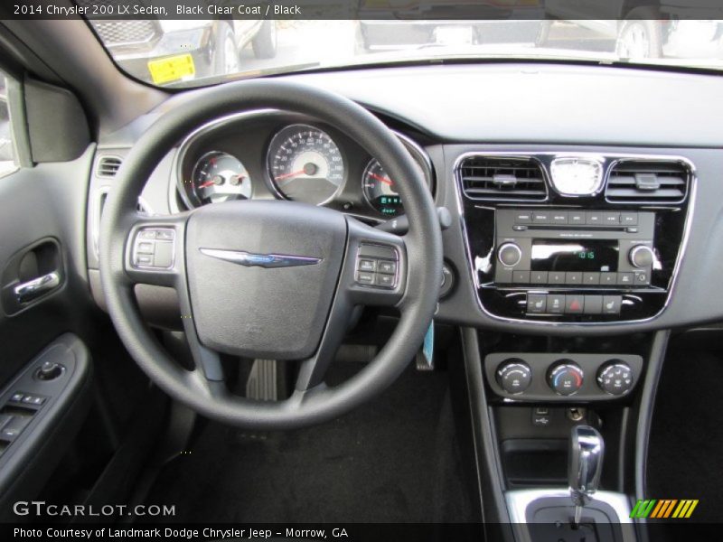 Black Clear Coat / Black 2014 Chrysler 200 LX Sedan