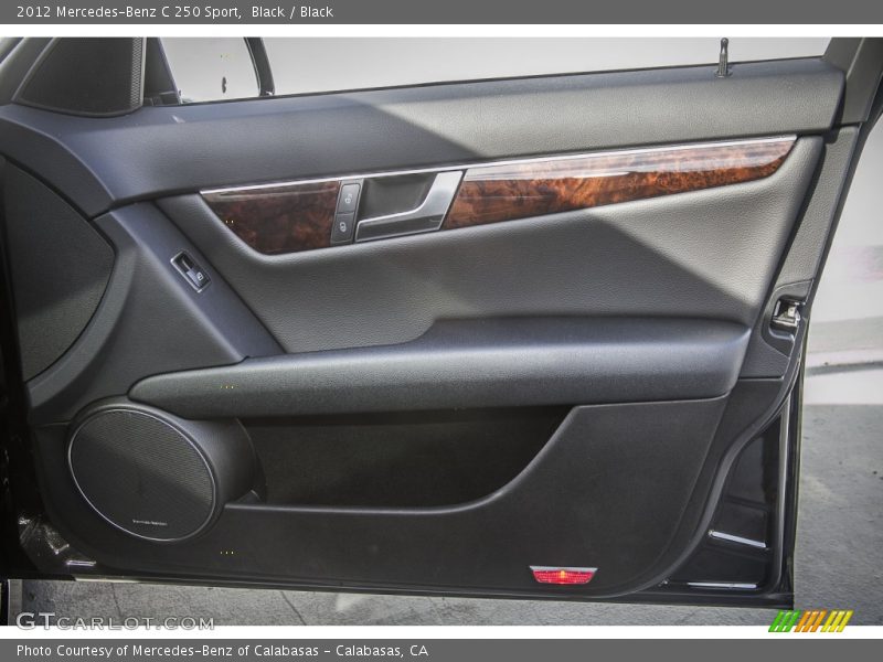 Black / Black 2012 Mercedes-Benz C 250 Sport
