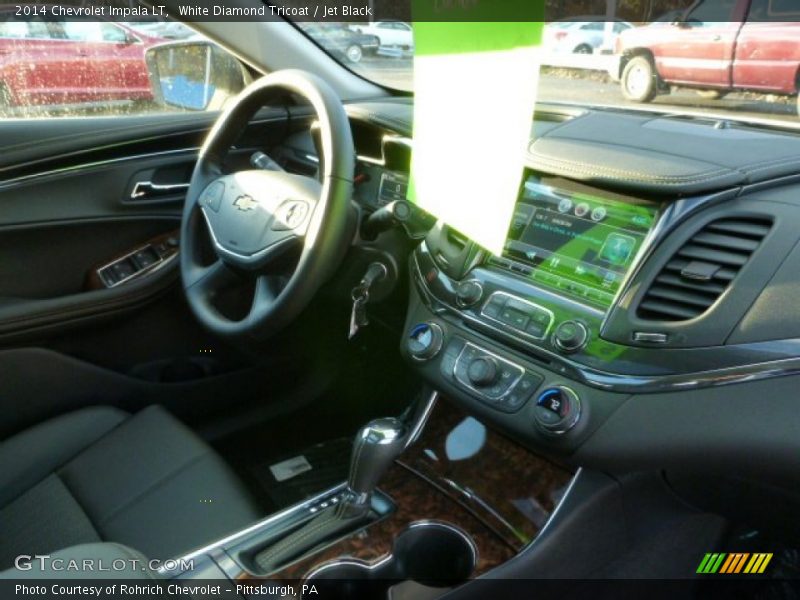 White Diamond Tricoat / Jet Black 2014 Chevrolet Impala LT