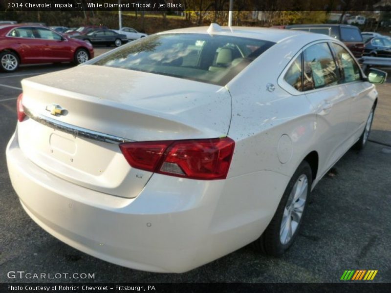 White Diamond Tricoat / Jet Black 2014 Chevrolet Impala LT