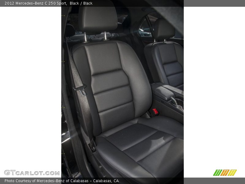 Black / Black 2012 Mercedes-Benz C 250 Sport
