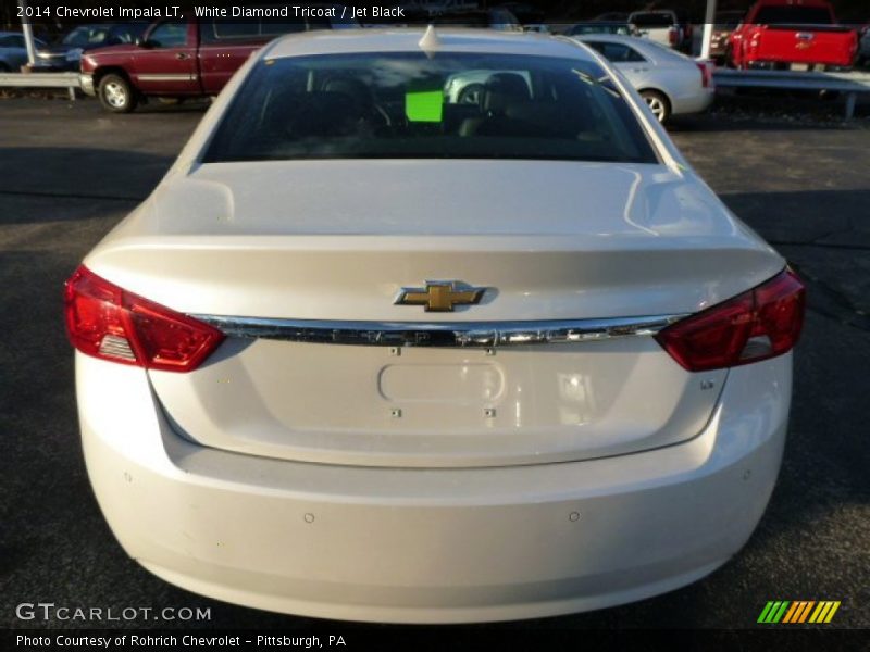 White Diamond Tricoat / Jet Black 2014 Chevrolet Impala LT
