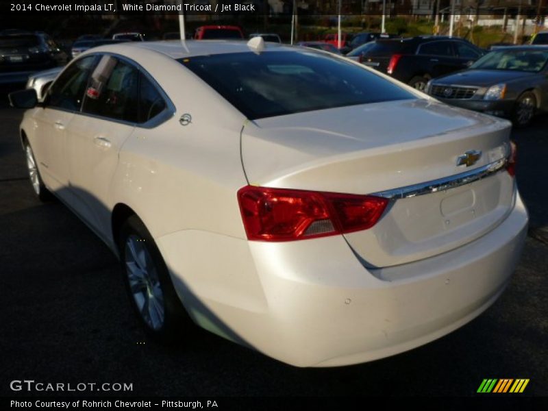 White Diamond Tricoat / Jet Black 2014 Chevrolet Impala LT