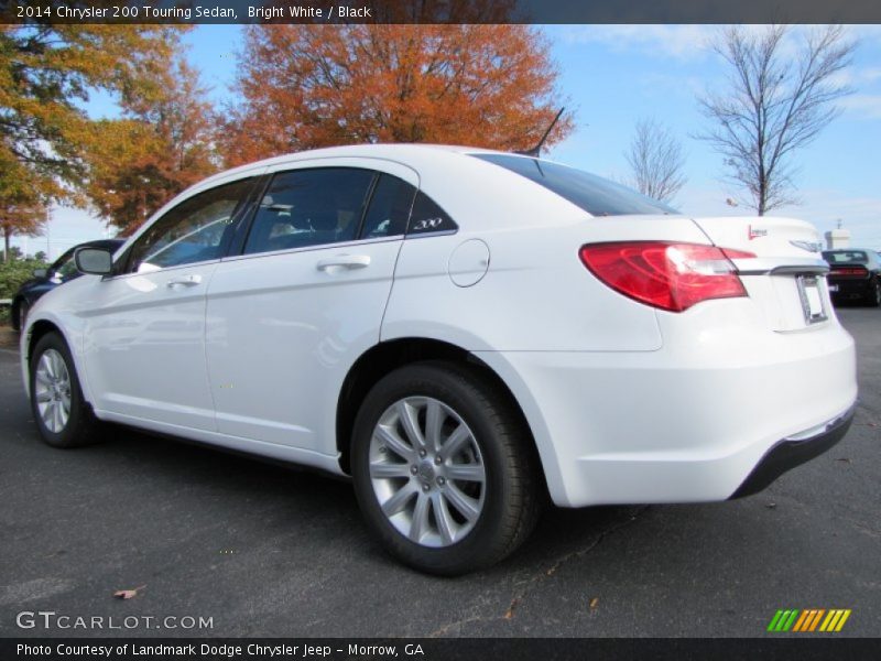 Bright White / Black 2014 Chrysler 200 Touring Sedan