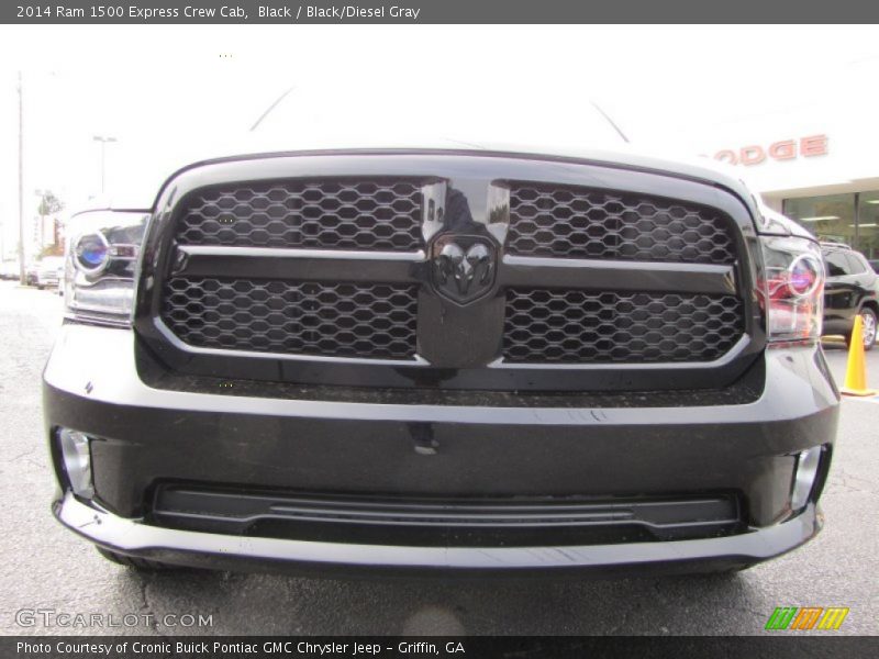Black / Black/Diesel Gray 2014 Ram 1500 Express Crew Cab