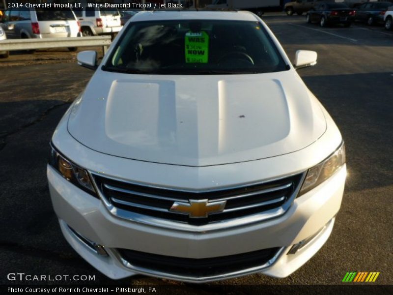 White Diamond Tricoat / Jet Black 2014 Chevrolet Impala LT