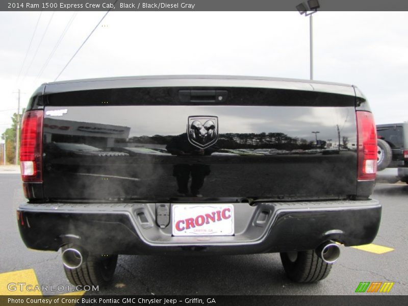Black / Black/Diesel Gray 2014 Ram 1500 Express Crew Cab