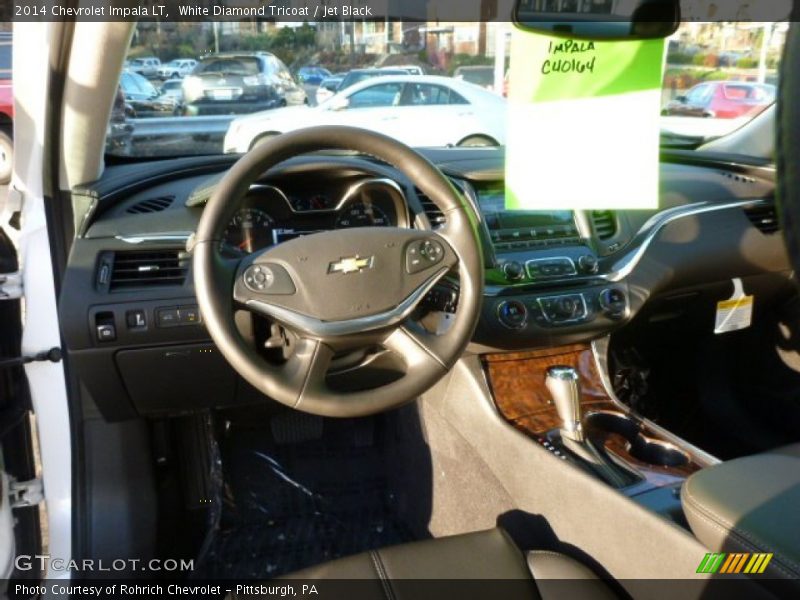 White Diamond Tricoat / Jet Black 2014 Chevrolet Impala LT