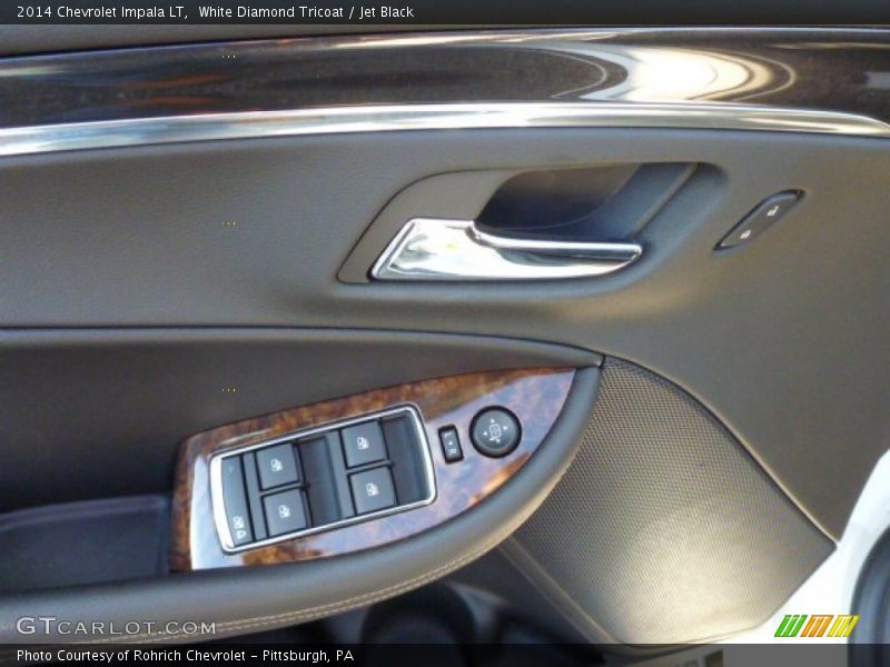 White Diamond Tricoat / Jet Black 2014 Chevrolet Impala LT