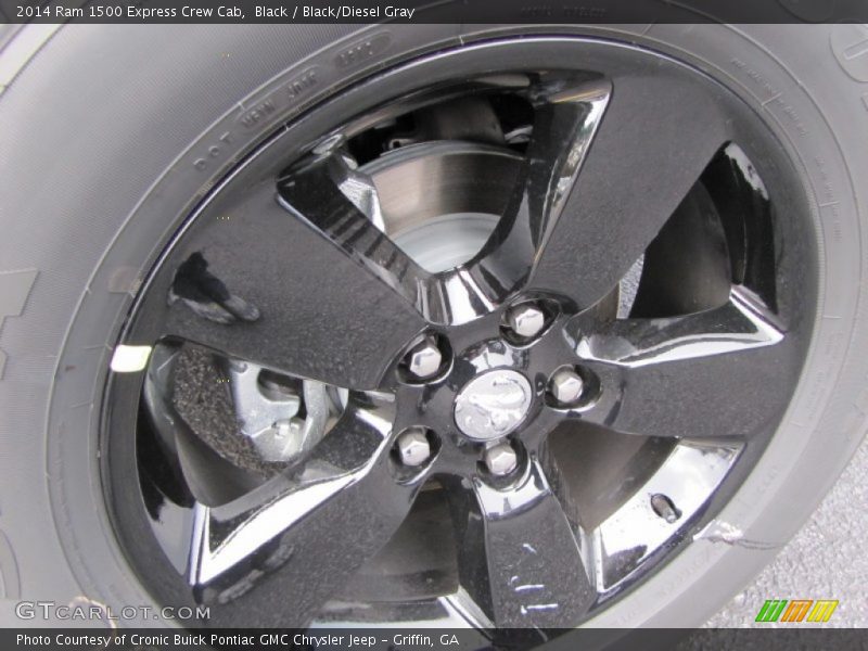 Black / Black/Diesel Gray 2014 Ram 1500 Express Crew Cab