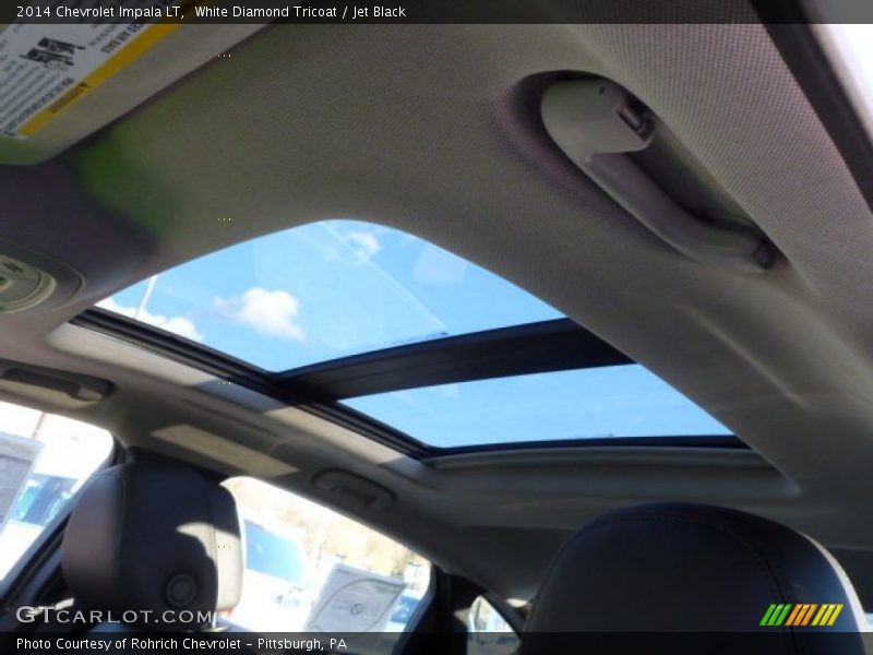 White Diamond Tricoat / Jet Black 2014 Chevrolet Impala LT