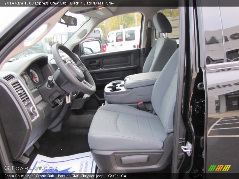 Black / Black/Diesel Gray 2014 Ram 1500 Express Crew Cab