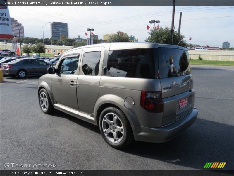 Galaxy Gray Metallic / Black/Copper 2007 Honda Element SC