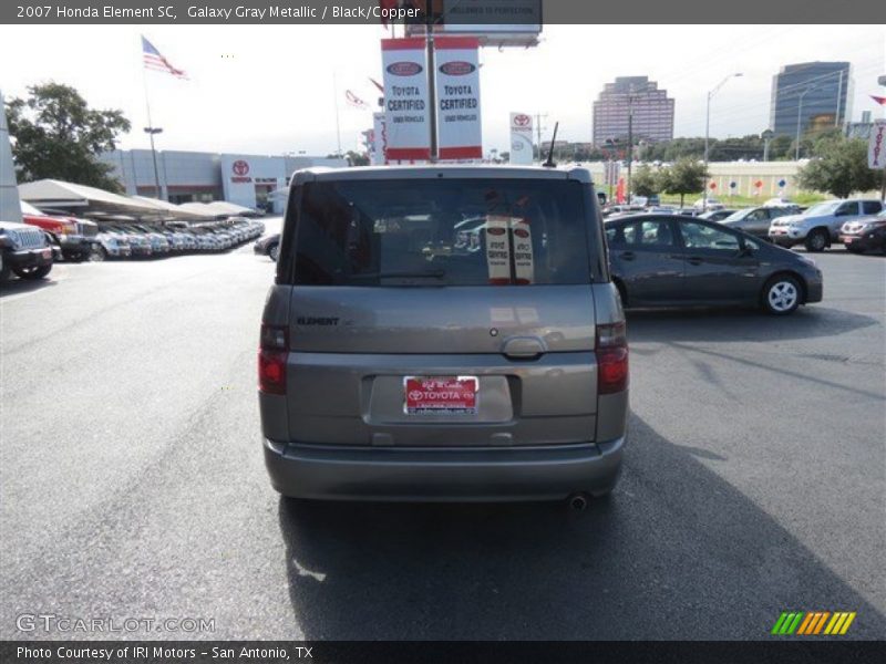 Galaxy Gray Metallic / Black/Copper 2007 Honda Element SC