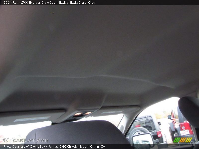 Black / Black/Diesel Gray 2014 Ram 1500 Express Crew Cab