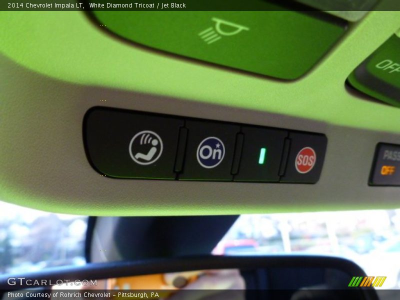 White Diamond Tricoat / Jet Black 2014 Chevrolet Impala LT