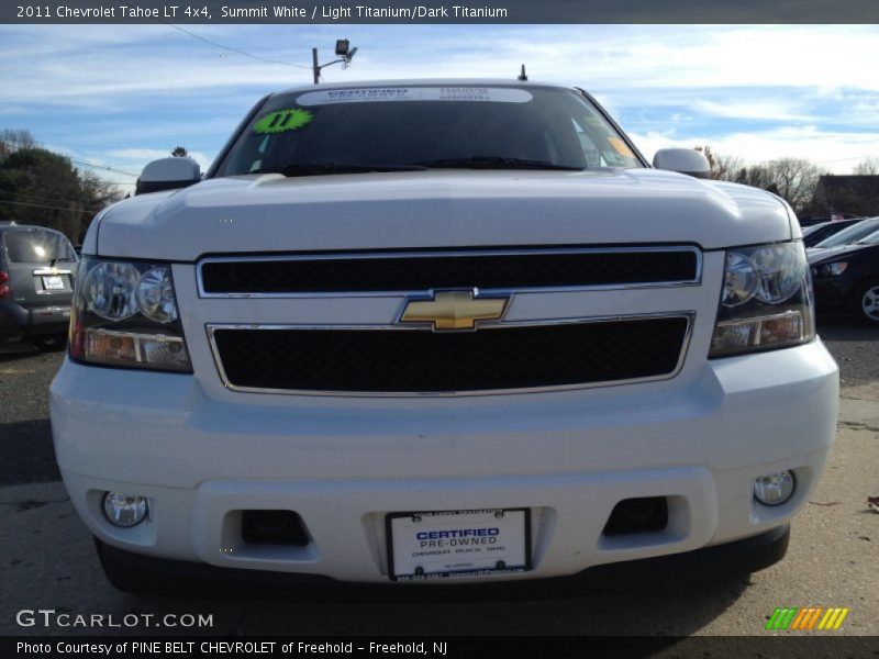 Summit White / Light Titanium/Dark Titanium 2011 Chevrolet Tahoe LT 4x4