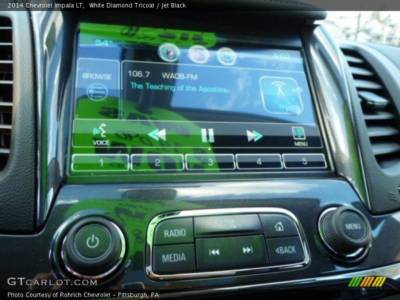 White Diamond Tricoat / Jet Black 2014 Chevrolet Impala LT